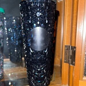 Starbucks Black and Blue Textured Tumbler Set